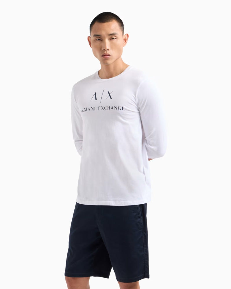 Long-Shirt Men White Armani Exchange Camibuzo