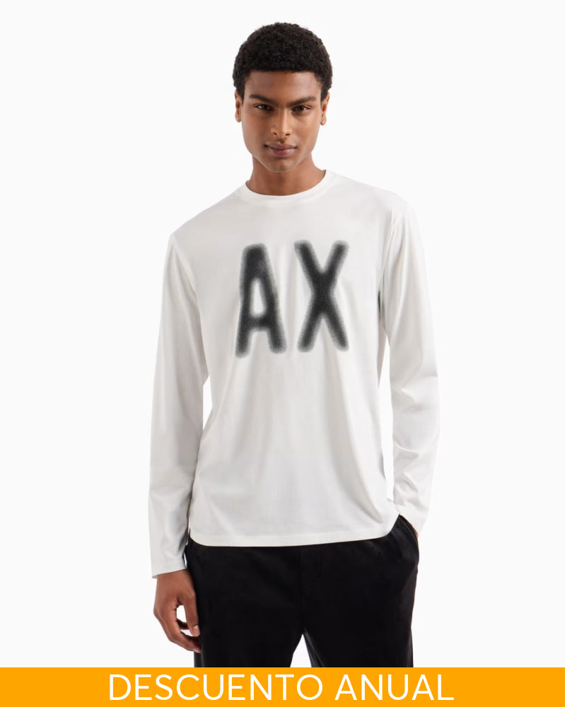 Long-Shirt Men White Armani Exchange Camibuzo