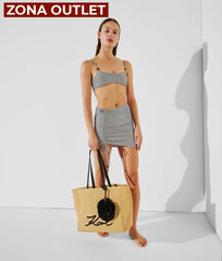 Mini Pareo de Baño Mujer Karl Lagerfeld Ropa de Baño