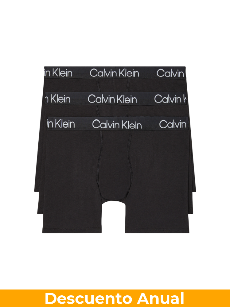 Pack x3 Boxer Calvin Klein Black XL Ropa Interior