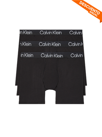 Pack x3 Boxer Calvin Klein Black XL Ropa Interior