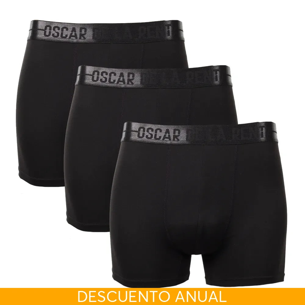 Pack x3 Boxer Oscar De La Renta Ropa Interior