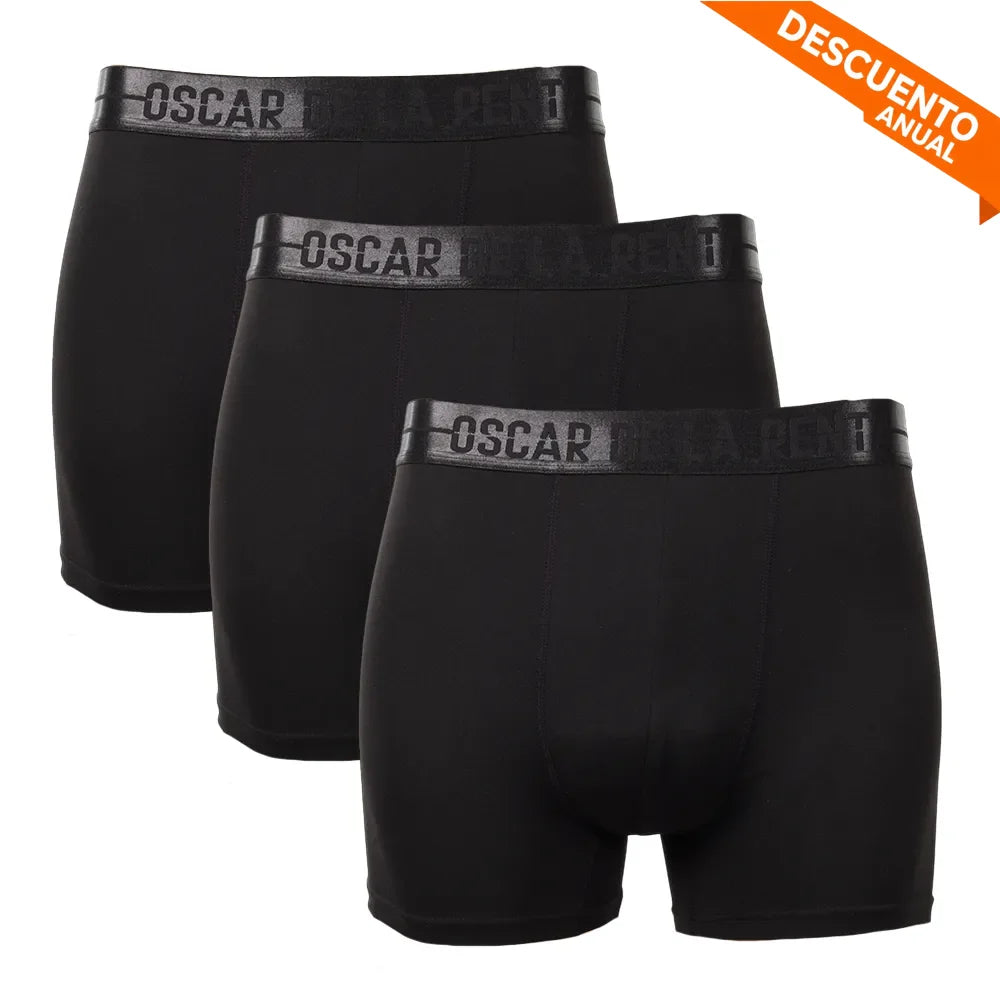 Pack x3 Boxer Oscar De La Renta Ropa Interior