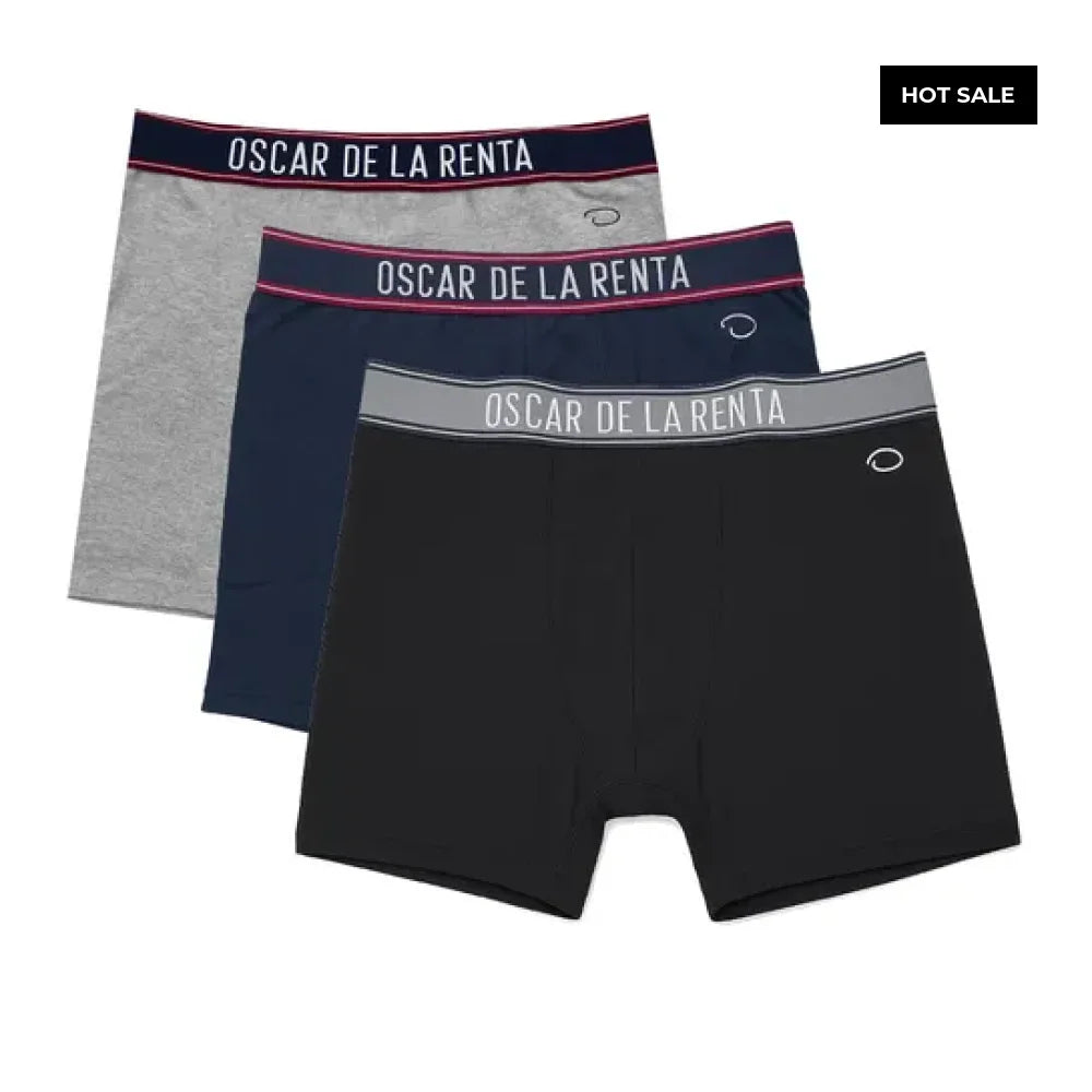 Pack x3 Boxer Oscar De La Renta - M - Ropa Interior