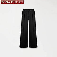 Pantalon Mujer Monastery BlackDown Pantalones
