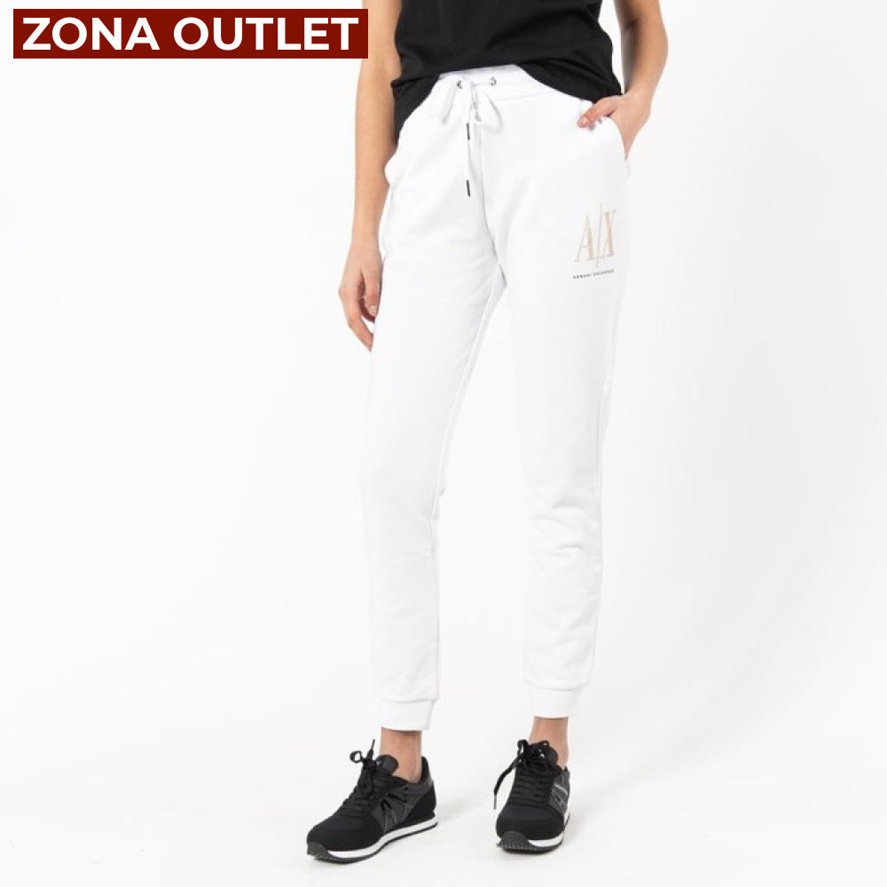 Pants Women White Armani Exchange Jogger