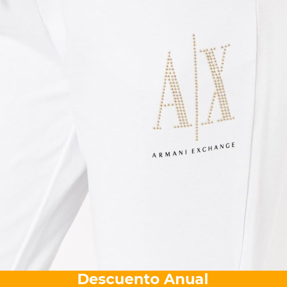 Pants Women White Armani Exchange Jogger
