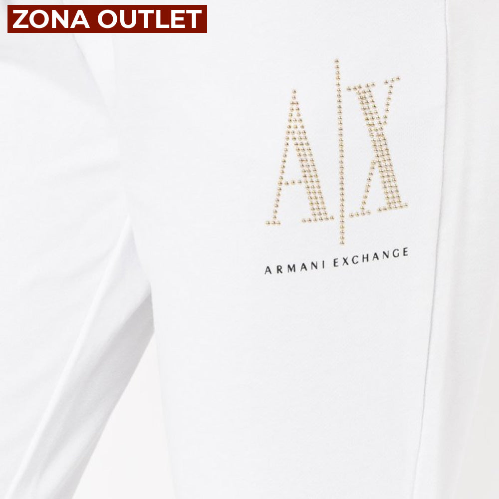 Pants Women White Armani Exchange Jogger