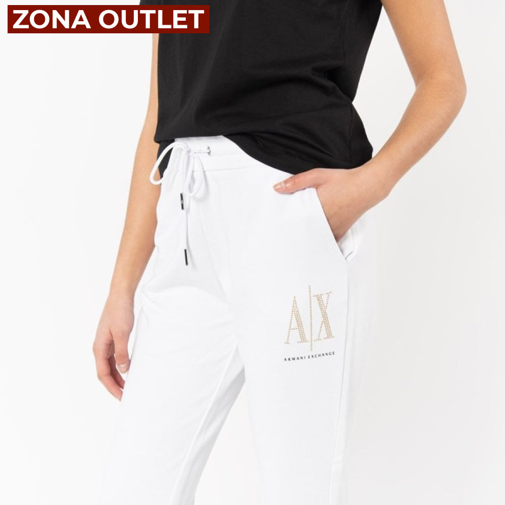 Pants Women White Armani Exchange Jogger