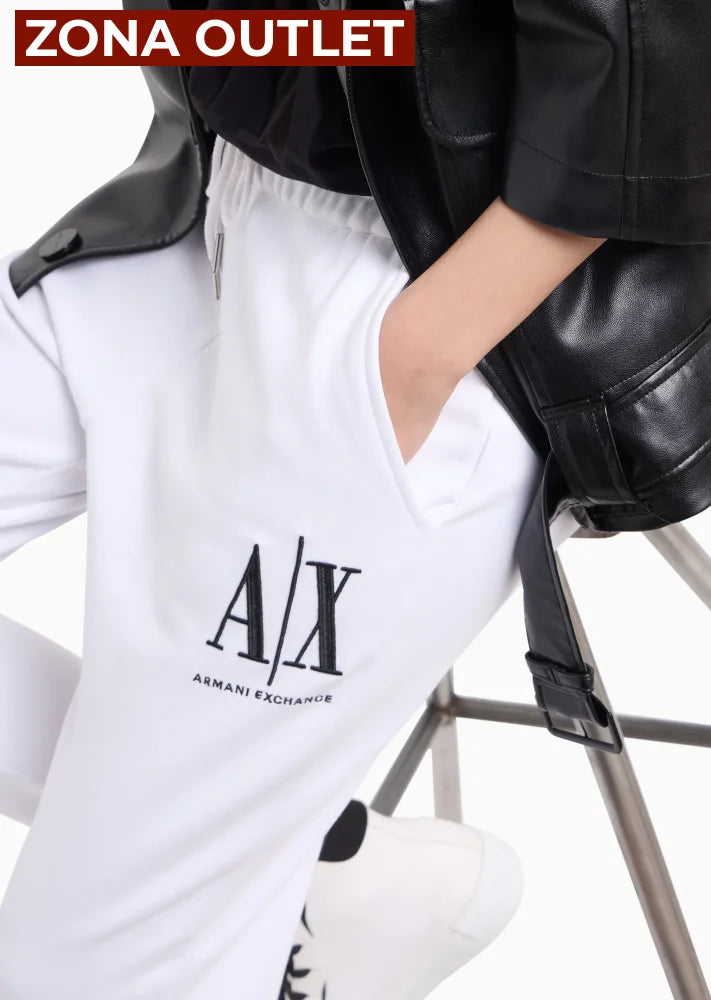 Pants Women White Armani Exchange Jogger