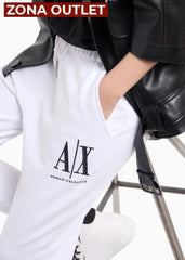 Pants Women White Armani Exchange Jogger