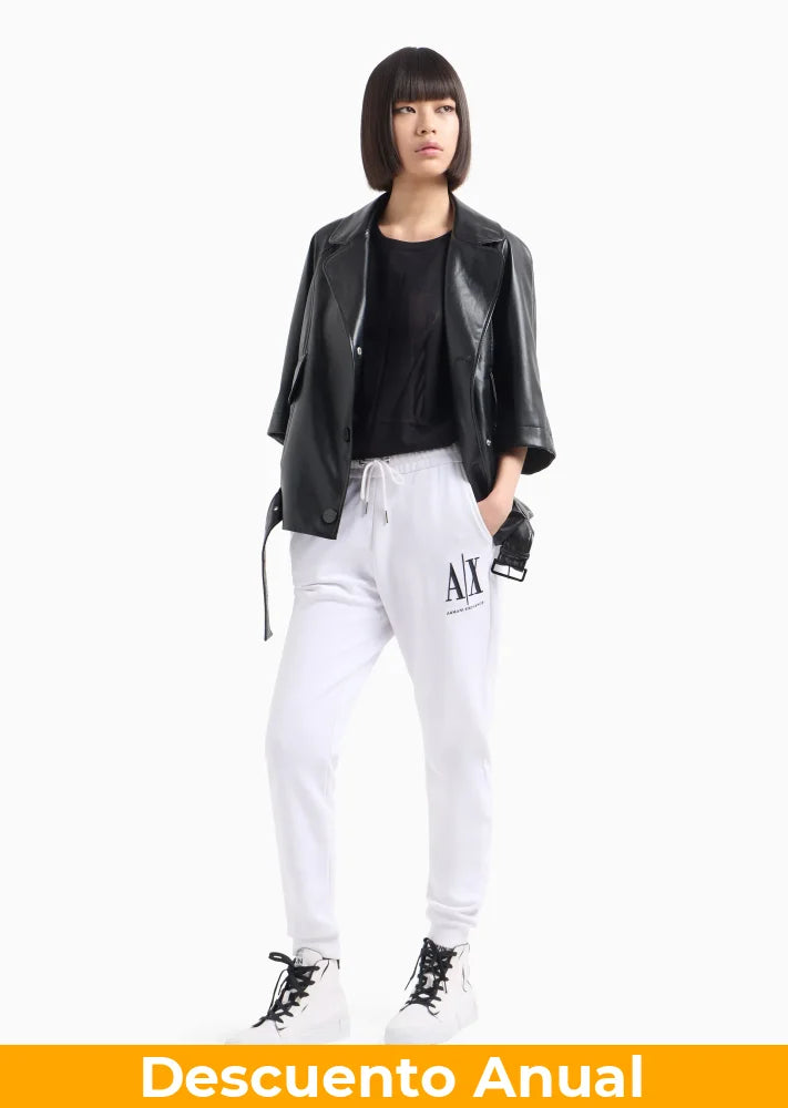 Pants Women White Armani Exchange Jogger