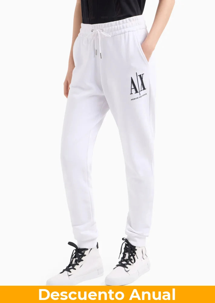 Pants Women White Armani Exchange Jogger
