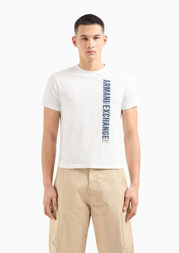 T-Shirt Men White Armani Exchange Camiseta