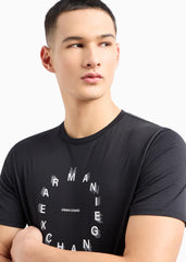 T-Shirt Men Black Armani Exchange