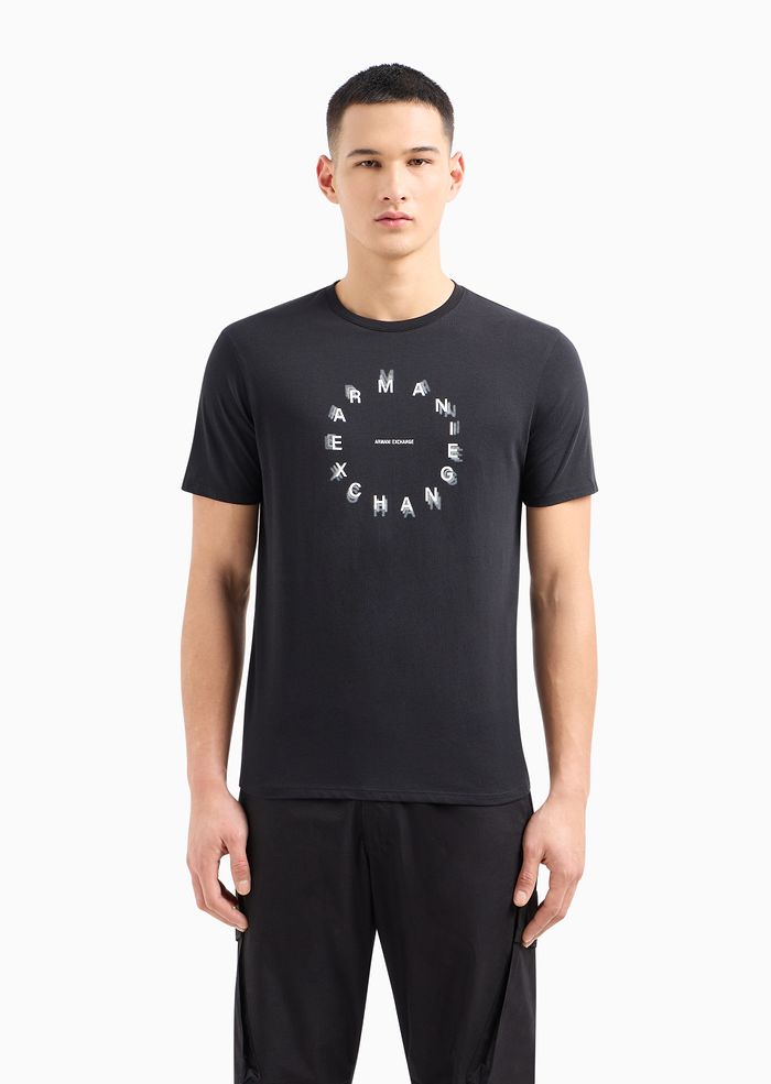T-Shirt Men Black Armani Exchange