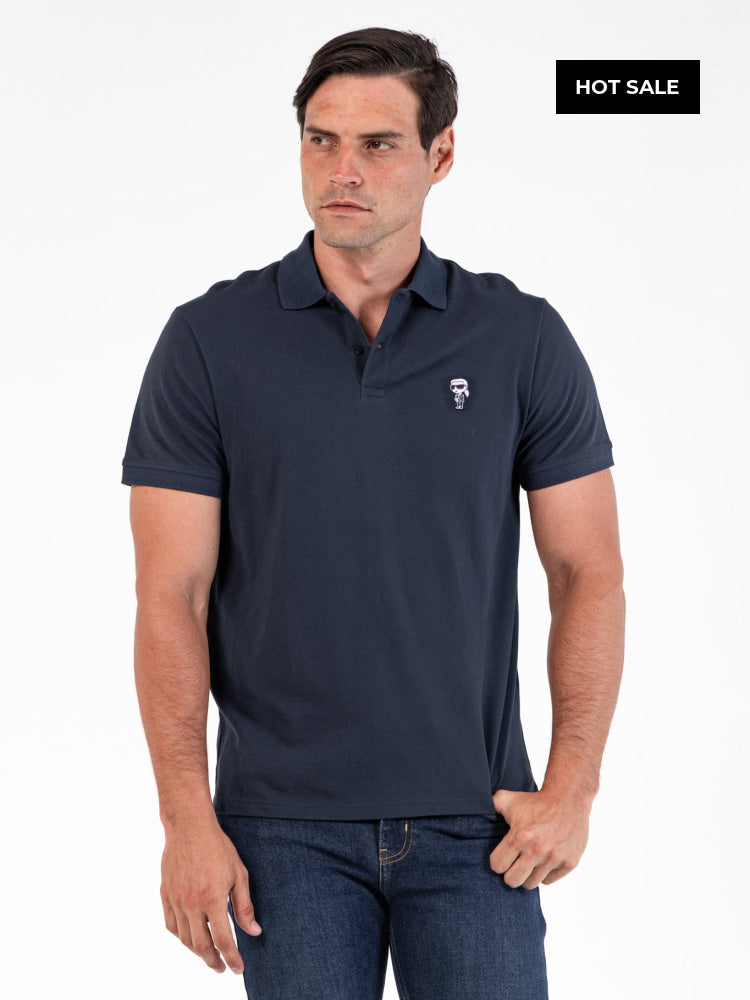 Polo Azul Hombre Karl Lagerfeld - Polos