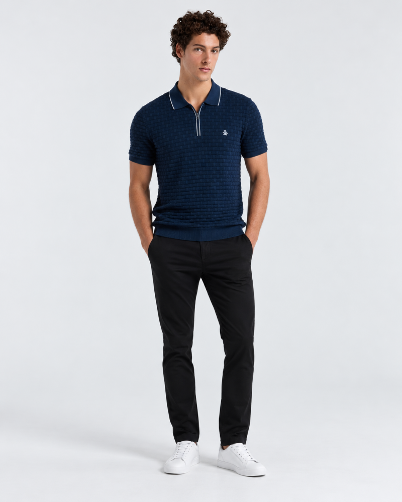 Polo Azul Hombre Penguin - L - Polos