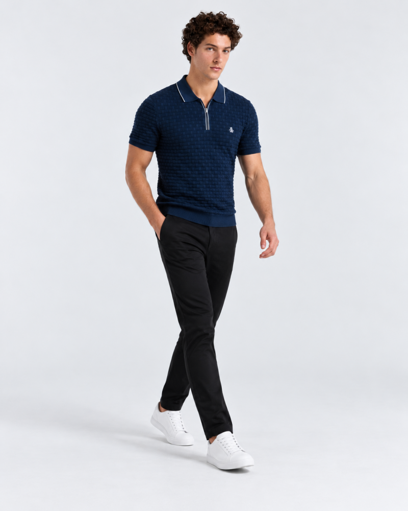 Polo Azul Hombre Penguin - L - Polos