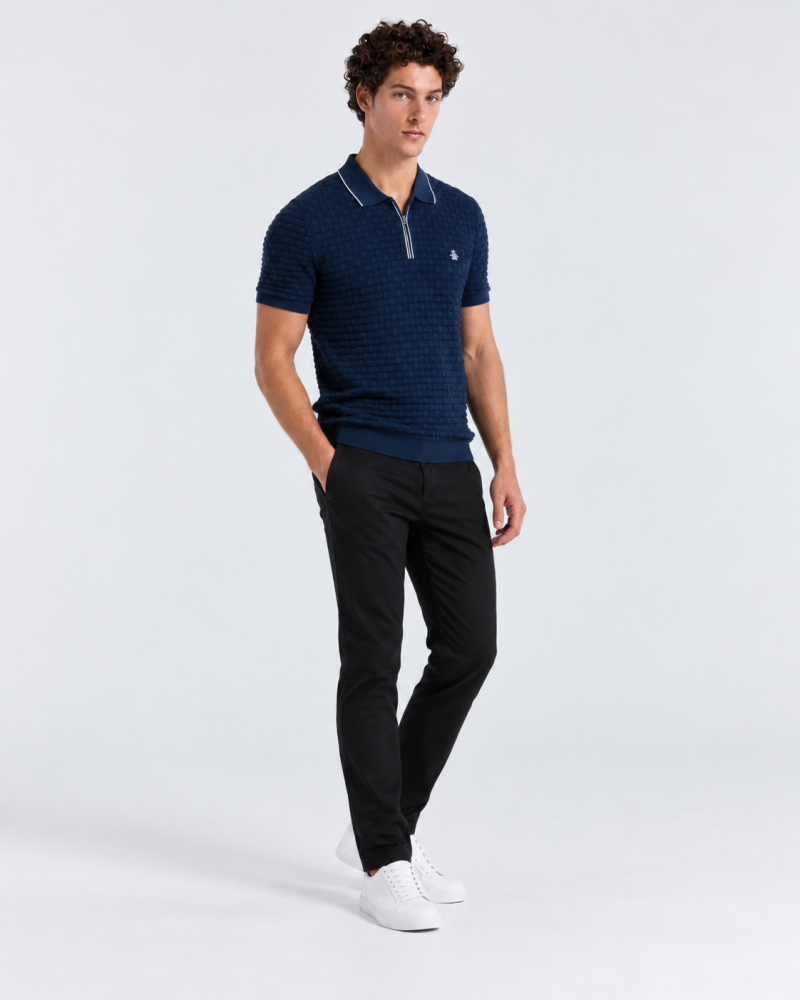 Polo Azul Hombre Penguin - L - Polos