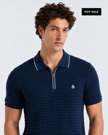Polo Azul Hombre Penguin - L - Polos