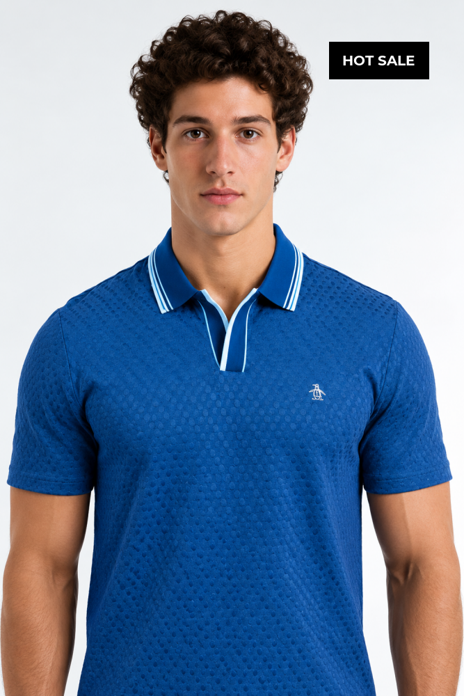 Polo Azul Hombre Penguin - Polos