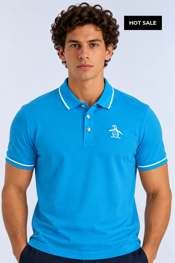 Polo Azul Hombre Penguin - Polos