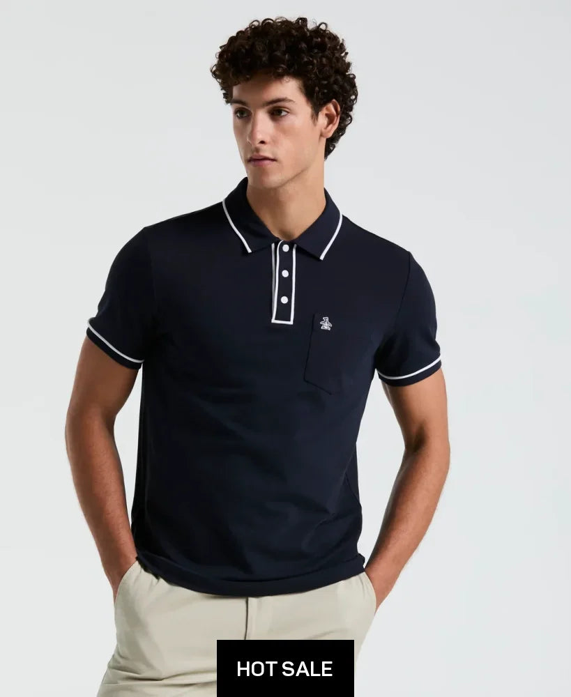Polo Azul Hombre Penguin - Polos