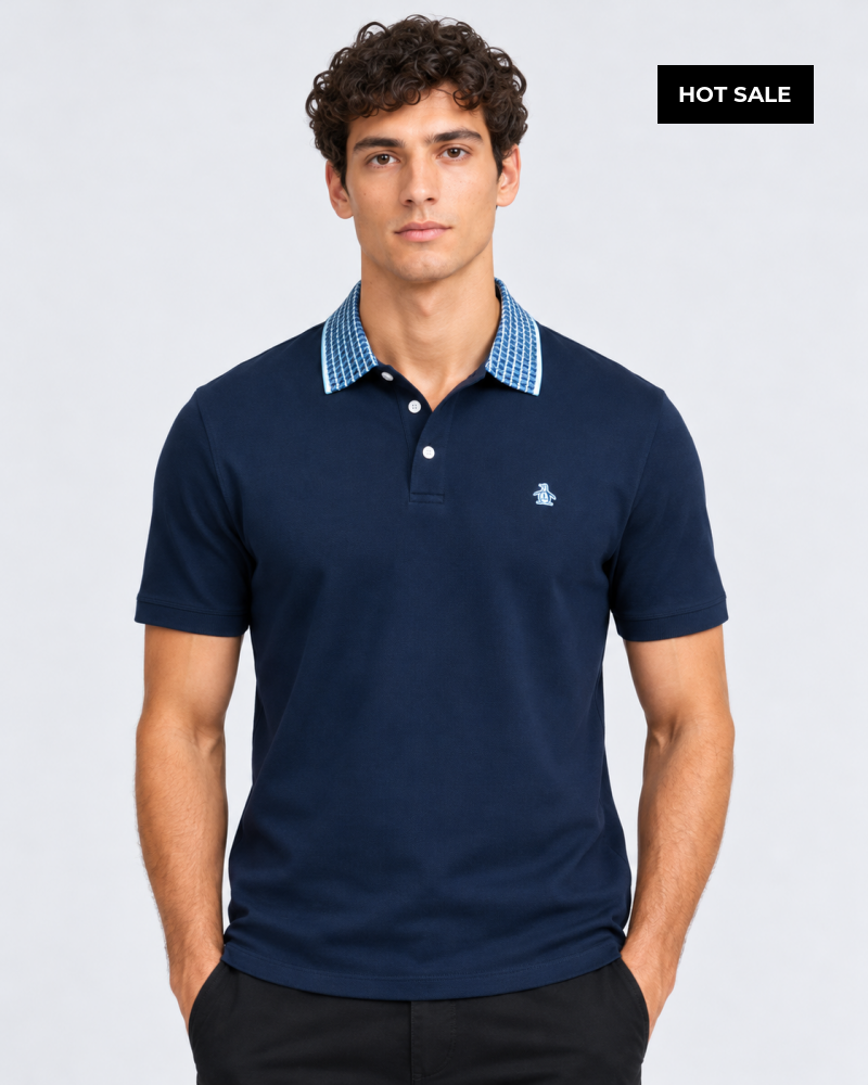 Polo Azul Hombre Penguin - Polos
