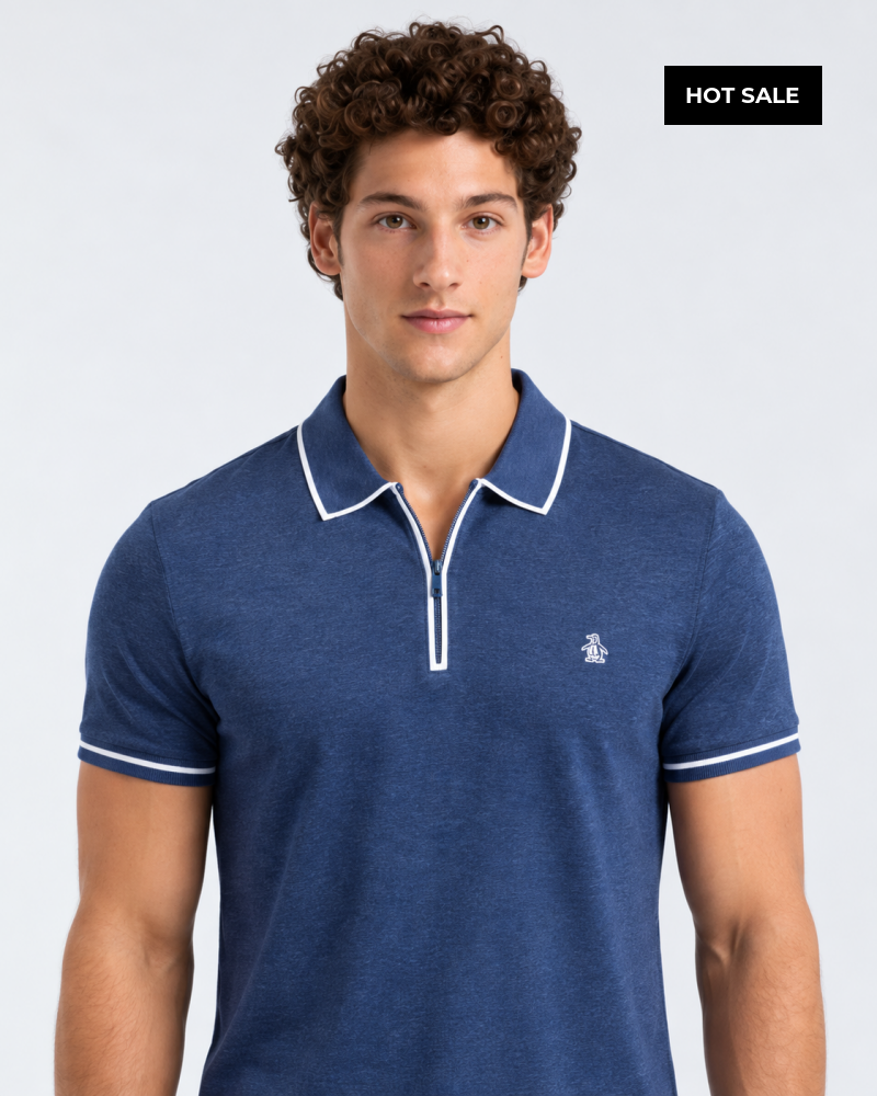 Polo Azul Hombre Penguin - Polos