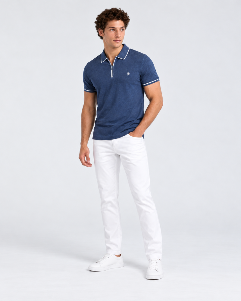 Polo Azul Hombre Penguin - Polos