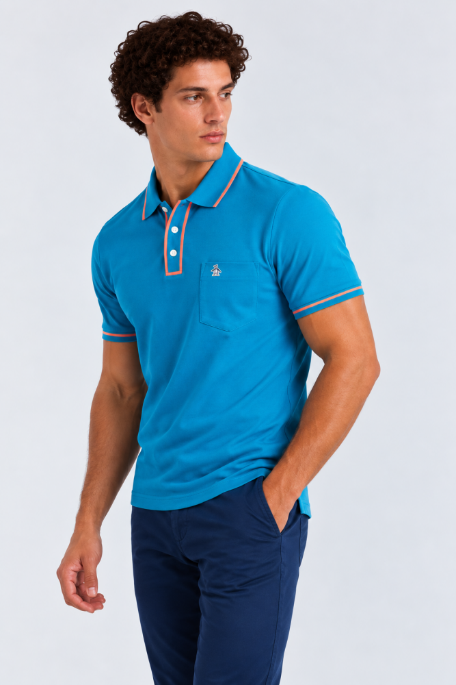 Polo Azul Hombre Penguin - Polos