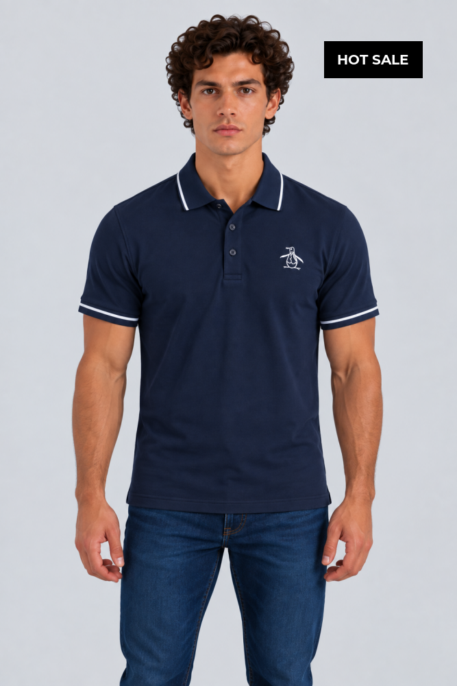 Polo Azul Hombre Penguin - S - Polos