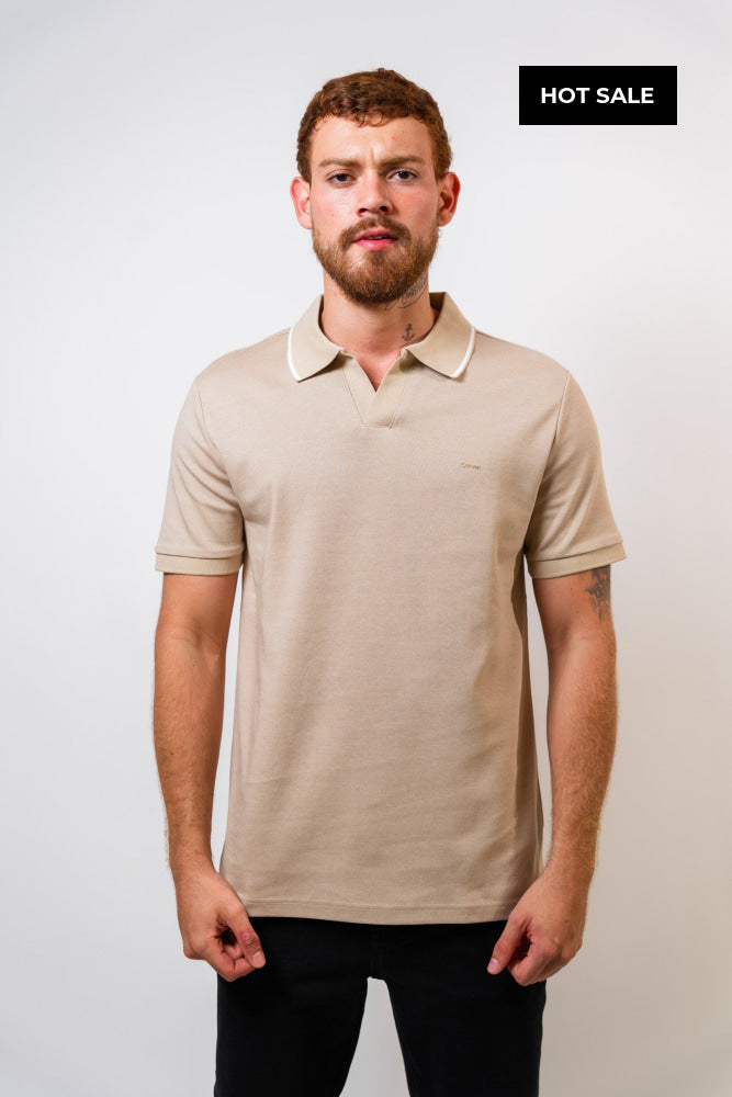 Polo Beige Hombre Carven - Polos