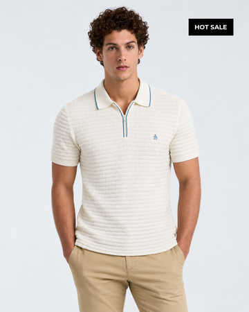 Polo Beige Hombre Penguin - Polos