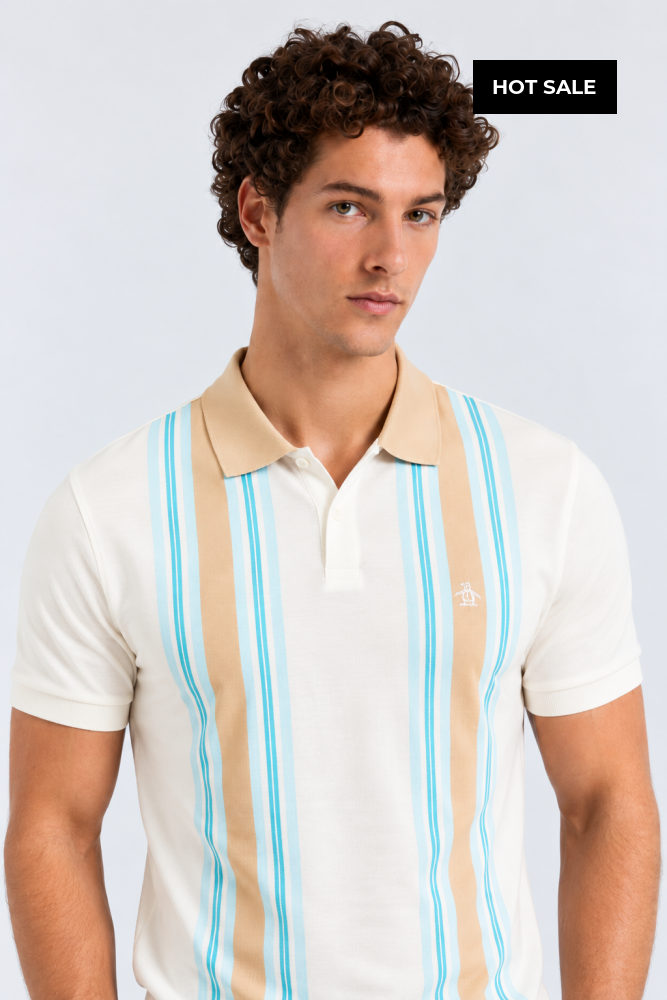 Polo Beige Hombre Penguin - Polos