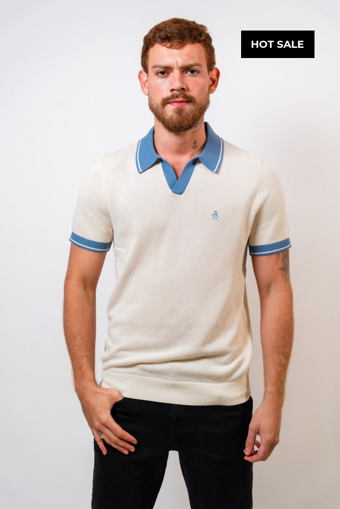 Polo Beige Hombre Penguin - Polos