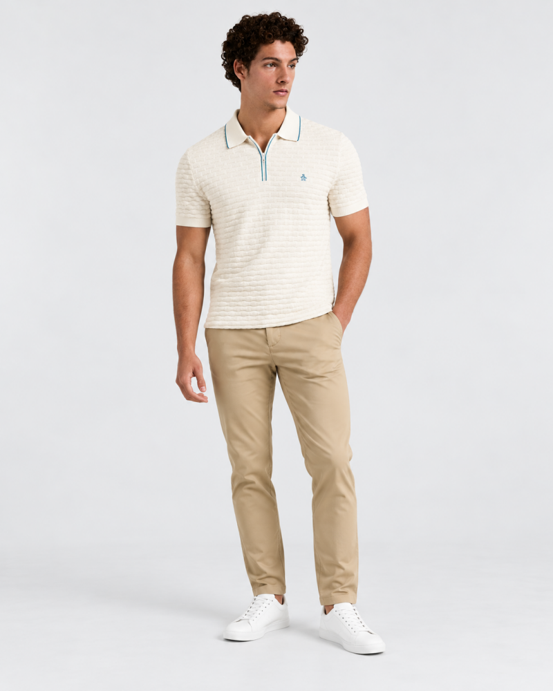 Polo Beige Hombre Penguin - Polos