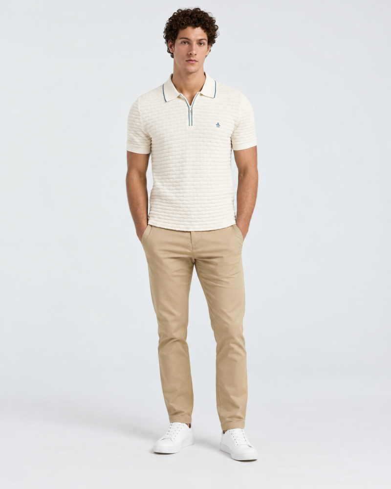 Polo Beige Hombre Penguin - Polos
