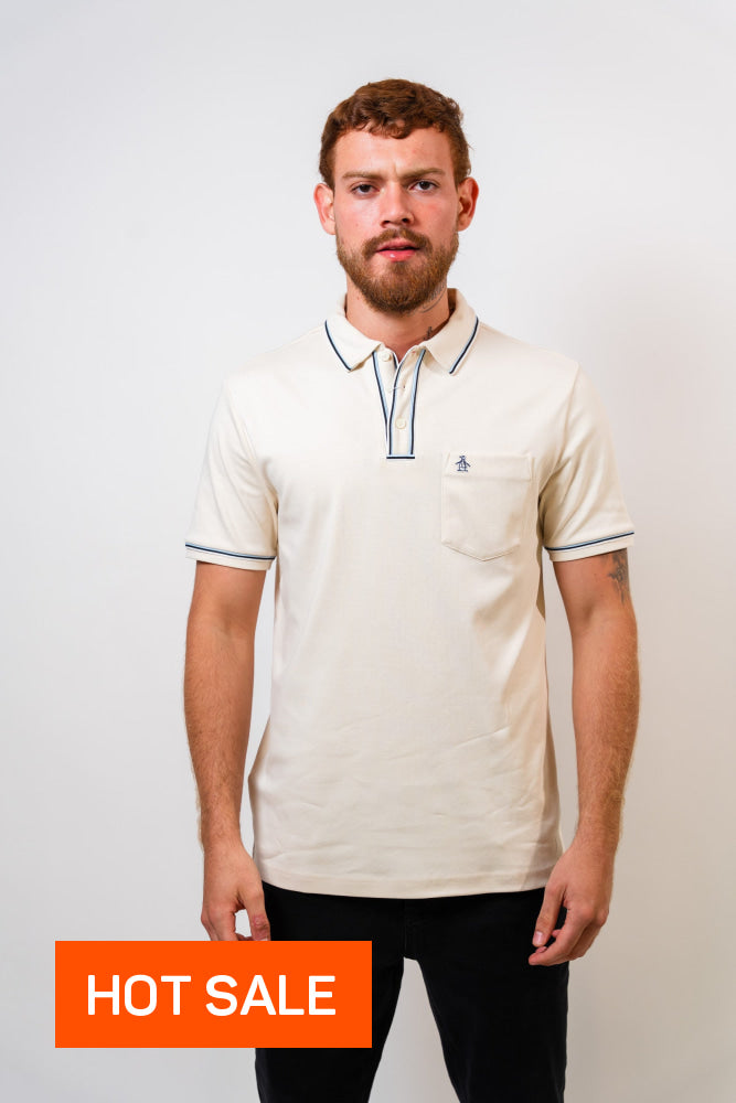 Polo Beige Hombre Penguin - Polos