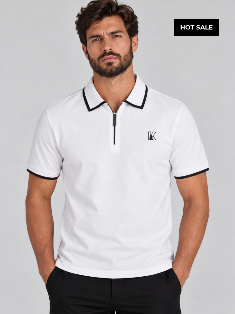 Polo Blanco Hombre Karl Lagerfeld - Polos
