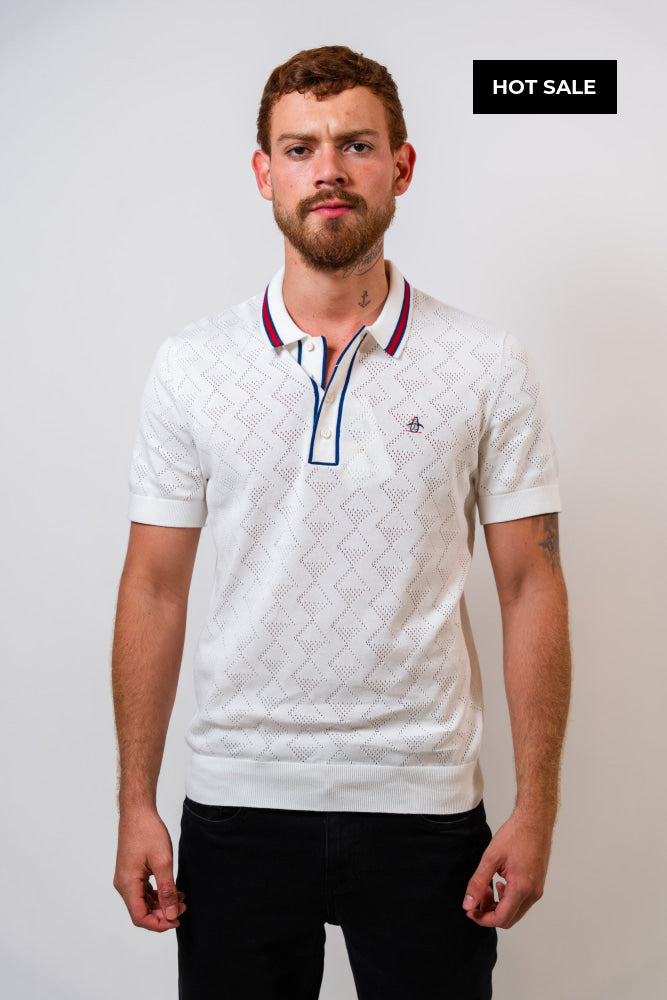 Polo Blanco Hombre Penguin - Polos