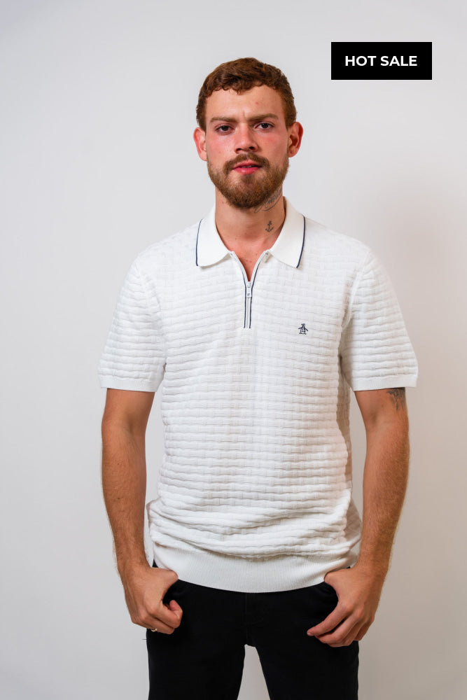 Polo Blanco Hombre Penguin - Polos