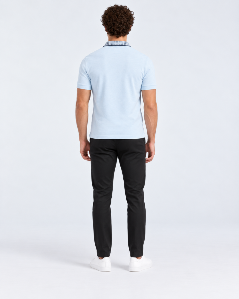 Polo Celeste Hombre Penguin - Polos