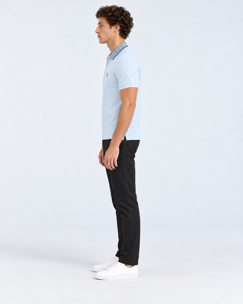 Polo Celeste Hombre Penguin - Polos