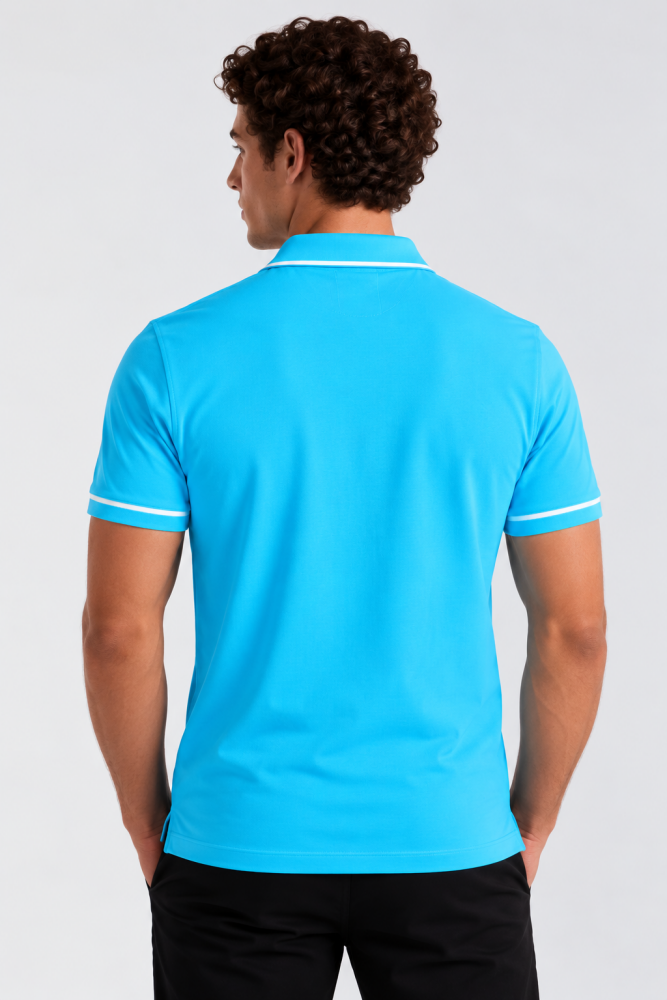 Polo Celeste Hombre Penguin - Polos