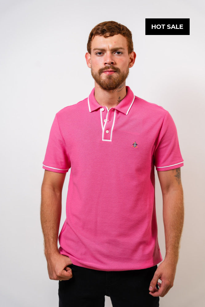 Polo Fucsia Hombre Penguin - Polos