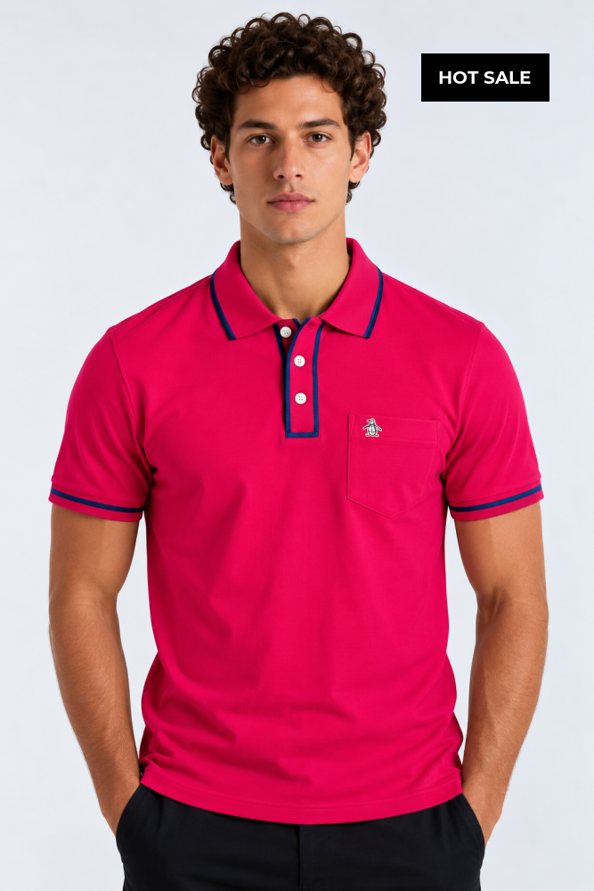 Polo Fuscia Hombre Penguin - Polos