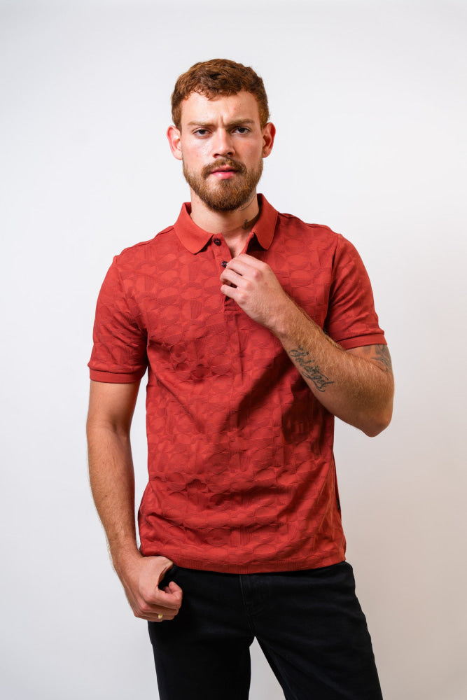 Polo Ladrillo Hombre Carven - Polos