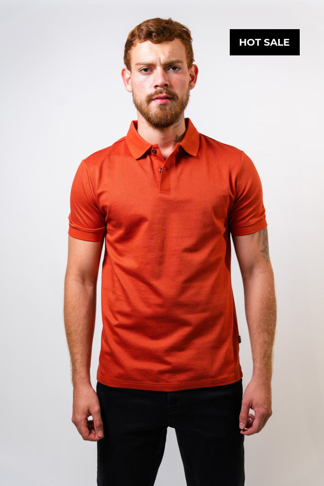 Polo Ladrillo Hombre Carven - Polos